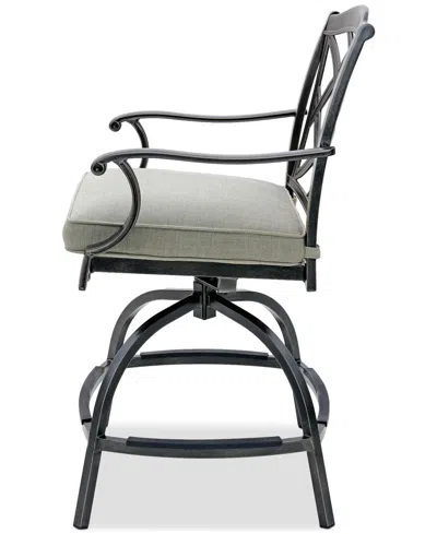 Agio Wythburn Outdoor Firepit Bar Height Bar Stool, Created For Macy's