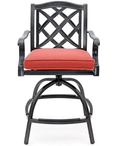 Agio Wythburn Outdoor Firepit Bar Height Bar Stool, Created For Macy's
