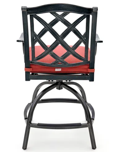 Agio Wythburn Outdoor Firepit Bar Height Bar Stool, Created For Macy's