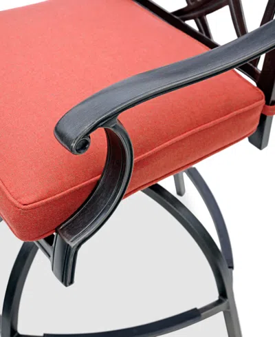 Agio Wythburn Outdoor Firepit Bar Height Bar Stool, Created For Macy's