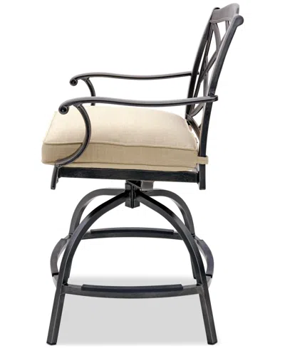 Agio Wythburn 7-pc. Outdoor Bar Height Fire Pit Chat Set, Created For Macys