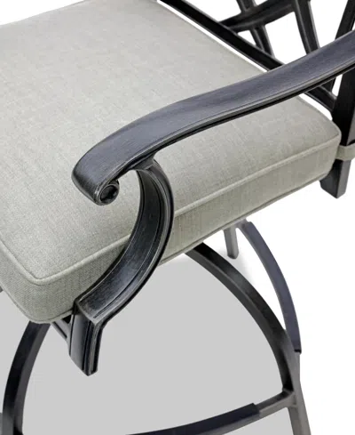 Agio Wythburn 7-pc. Outdoor Bar Height Fire Pit Chat Set, Created For Macys