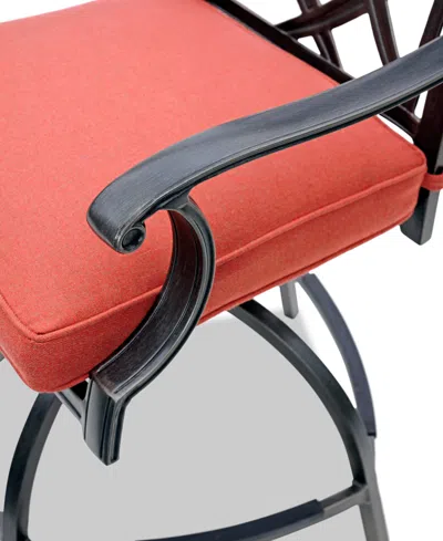 Agio Wythburn 7-pc. Outdoor Bar Height Fire Pit Chat Set, Created For Macys