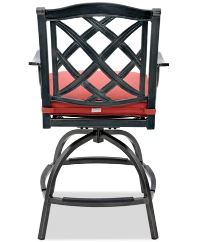 Agio Wythburn 7-pc. Outdoor Bar Height Fire Pit Chat Set, Created For Macys