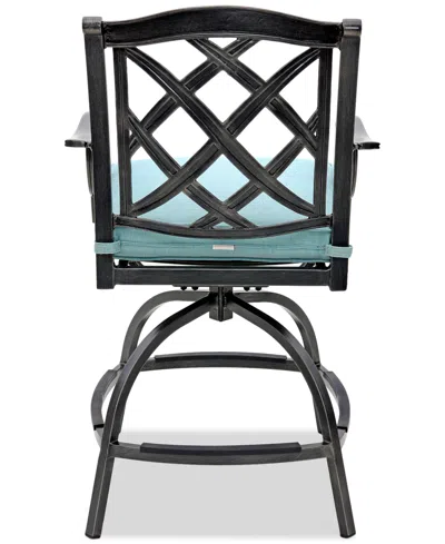 Agio Wythburn 7-pc. Outdoor Bar Height Fire Pit Chat Set, Created For Macys