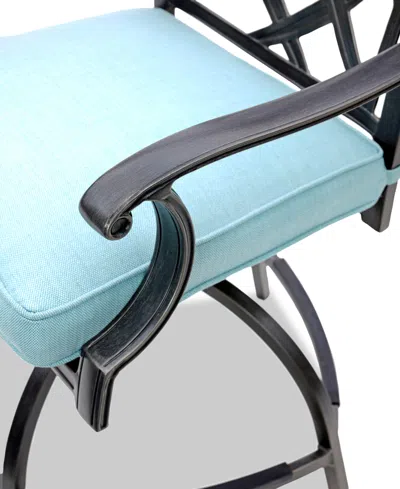 Agio Wythburn 7-pc. Outdoor Bar Height Fire Pit Chat Set, Created For Macys