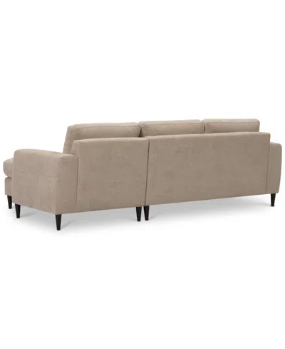 Macy's Calvus 2-pc. Fabric Chaise Sectional, Exclusively At
