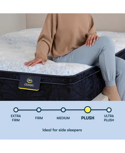 Serta Classic Dorian 12.5" Plush Euro Top Mattress In Transparent