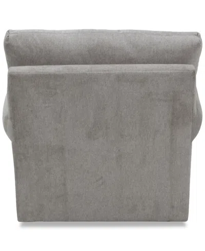 Macy's Reiter Fabric Swivel Arm Chair, Exclusively At  In Gray