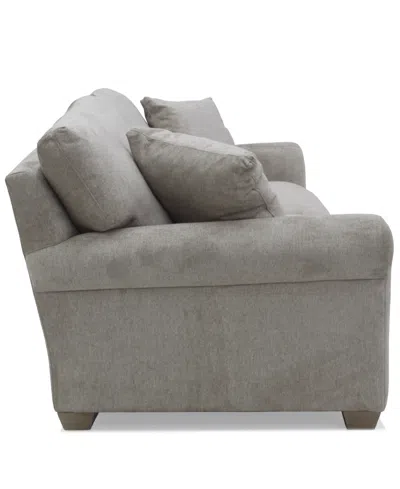 Macy's Reiter Fabric Sofa, Exclusively At  In Gray