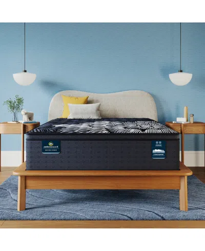 Serta Perfect Sleeper X Max Firm Pillow Top 15.25" Quilted Hybrid Mattress In Transparent