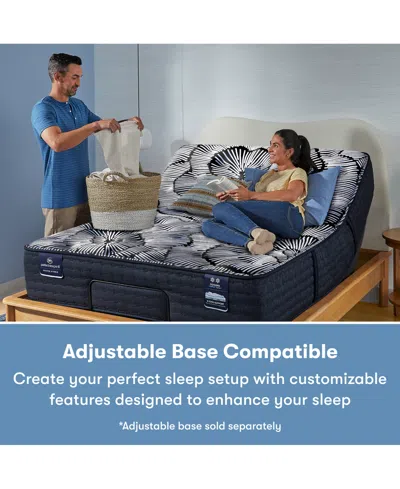 Serta Perfect Sleeper X Excelled Extra Firm 13.75" Quilted Hybrid Mattress In Transparent