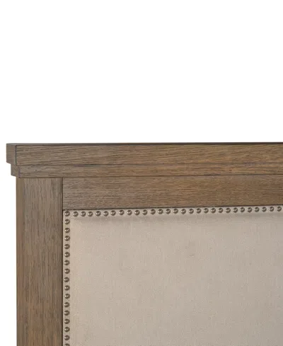 Macy's Alverton Queen Upholstered Bed, Created For  In Transparent