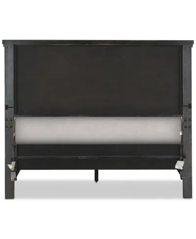 Macy's Alverton Queen Upholstered Bed, Created For  In Transparent