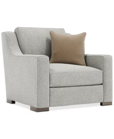Bernhardt Cornelia Swivel Chair, Created For Macy's In Gray