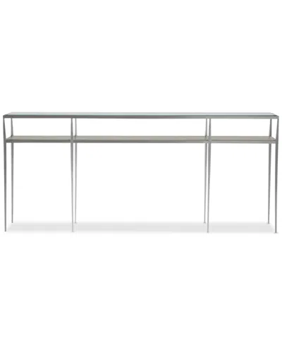 Bernhardt Cornelia Console Table In Silver