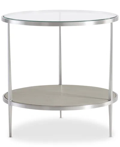 Bernhardt Cornelia Side Table In Silver