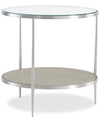 Bernhardt Cornelia Side Table In Silver