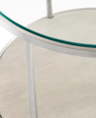 Bernhardt Cornelia Side Table In Silver