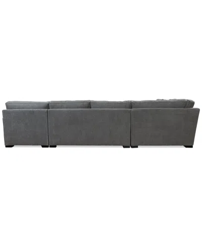 Macy's Radley 4-pc. Fabric Sleeper Sectional Sofa, Exclusively At  In Gray