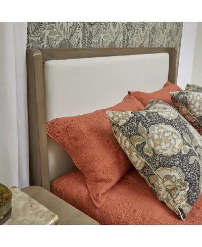 Macy's Nordic Queen Upholstered Storage Bed In Brown