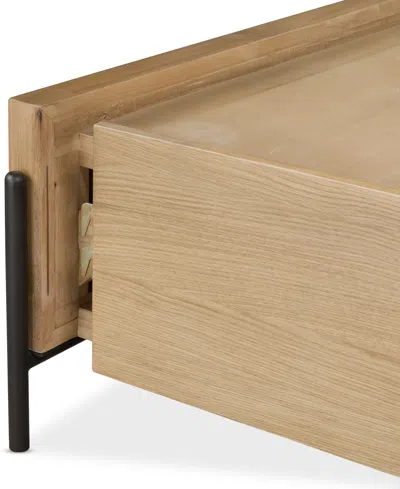 Macy's Linstead Twin Panel Bed, Created For  In Brown