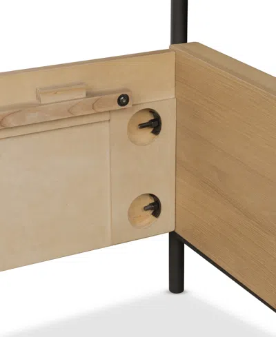 Macy's Linstead King Panel Bed, Created For  In Brown