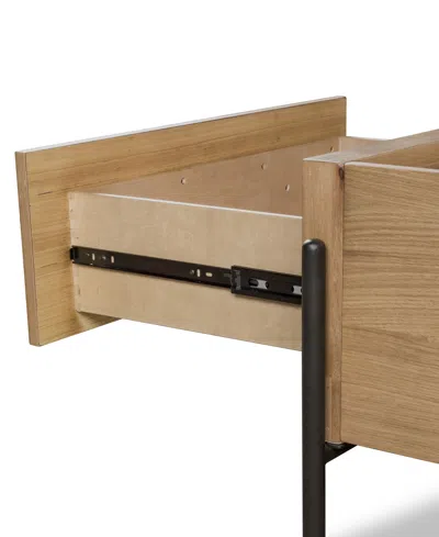 Macy's Linstead 3-pc. King Panel Storage Set (bed, Chest & Nightstand), Created For  In Transparent