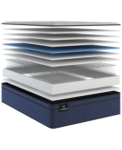 Sealy Sleep Essentials Escape 12.5" Plush Pillow Top Mattress In Transparent