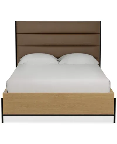 Macy's Linstead King Upholstered Bed, Created For  In Transparent