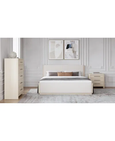 Macy's Wallen 3-pc. Set (queen Bed, Chest & Nightstand) In White