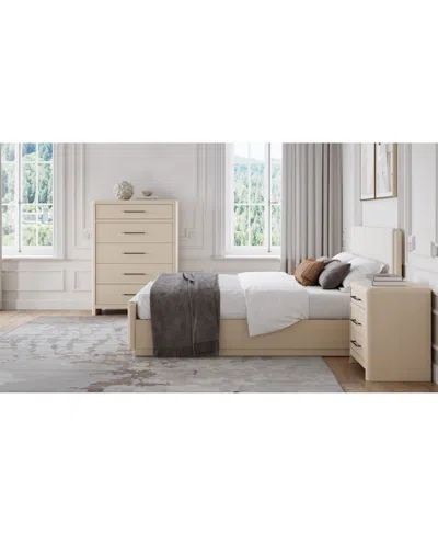 Macy's Wallen 3-pc. Set (queen Bed, Chest & Nightstand) In White