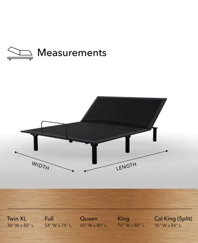 Serta Beautyrest Baselogic Bronze Adjustable Base In Transparent