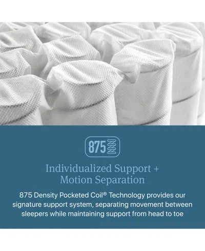 Beautyrest Level One 12.5" Medium Tight Top Mattress In Transparent