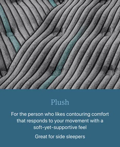 Beautyrest Level Two 14" Plush Tight Top Mattress In Transparent