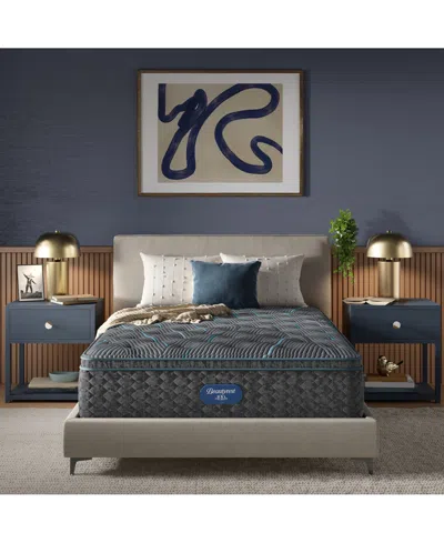Beautyrest Level Two 14.75" Plush Pillow Top Mattress In Transparent