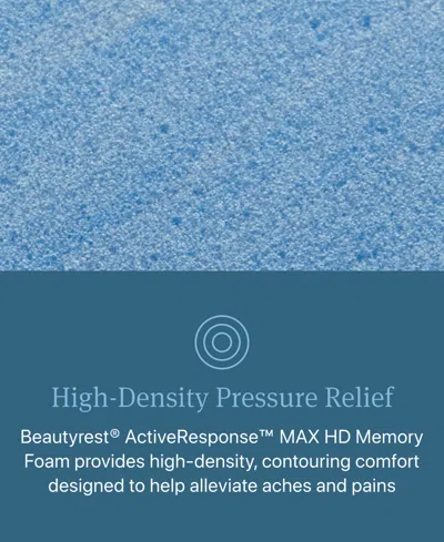 Beautyrest Level Two 12" Medium Firm Hybrid Mattress In Transparent