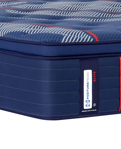 Sealy Posturepedic Elite Brenham Ii 16" Firm Euro Pillow Top Mattress In Transparent