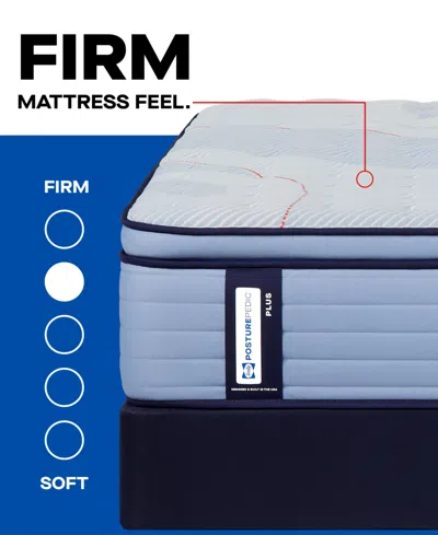 Sealy Posturepedic Kersall 15" Firm Euro Pillowtop Mattress In Transparent