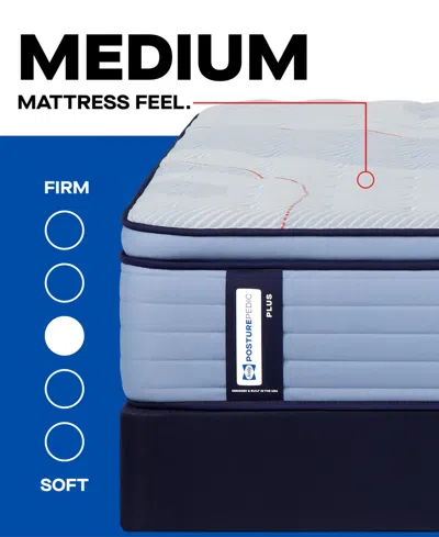 Sealy Posturepedic Kersall 15" Medium Euro Pillowtop Mattress In Transparent