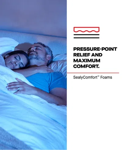 Sealy Posturepedic Kersall 15" Soft Euro Pillowtop Mattress In Transparent