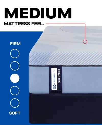 Sealy Posturepedic Hybrid Haslett 13" Medium Tight Top Mattress Set In Transparent