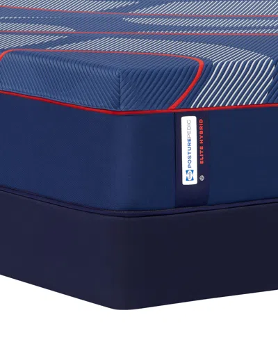 Sealy Posturepedic Elite Brenham Ii 14" Firm Hybrid Tight Top Mattress Set In Transparent