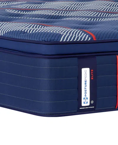Sealy Posturepedic Elite Albany Ii 15" Soft Euro Pillow Top Mattress Set In Transparent