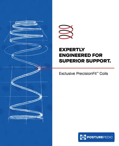 Sealy Posturepedic Seafield 13" Firm Tight Top Mattress Set In Transparent