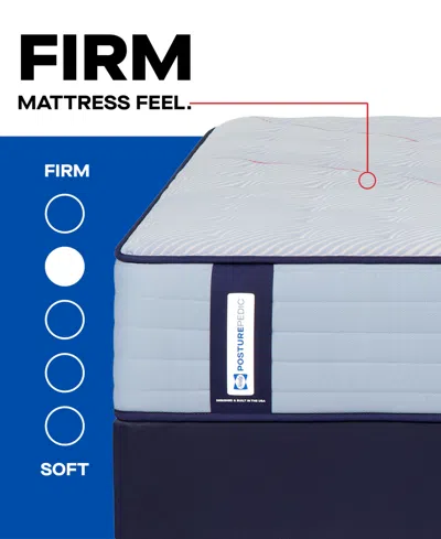 Sealy Posturepedic Seafield 13" Firm Tight Top Mattress Set In Transparent