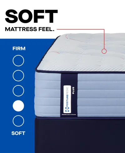 Sealy Posturepedic Kersall 14" Soft Tight Top Mattress Set In Transparent
