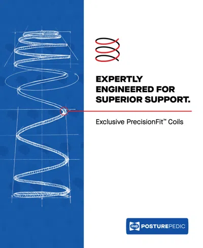 Sealy Posturepedic Kersall 15" Firm Euro Pillowtop Mattress Se T- King In Transparent
