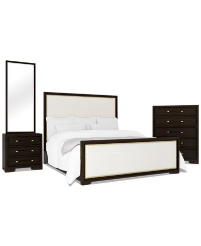 Macy's Mazen 3-pc. Queen Set (bed, Chest & Nightstand) In White