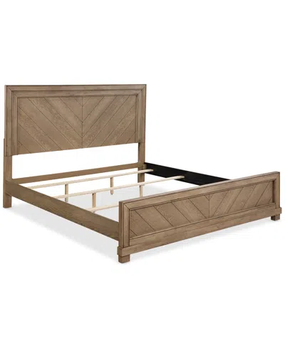 Macy's Alpine Queen Bed In Transparent